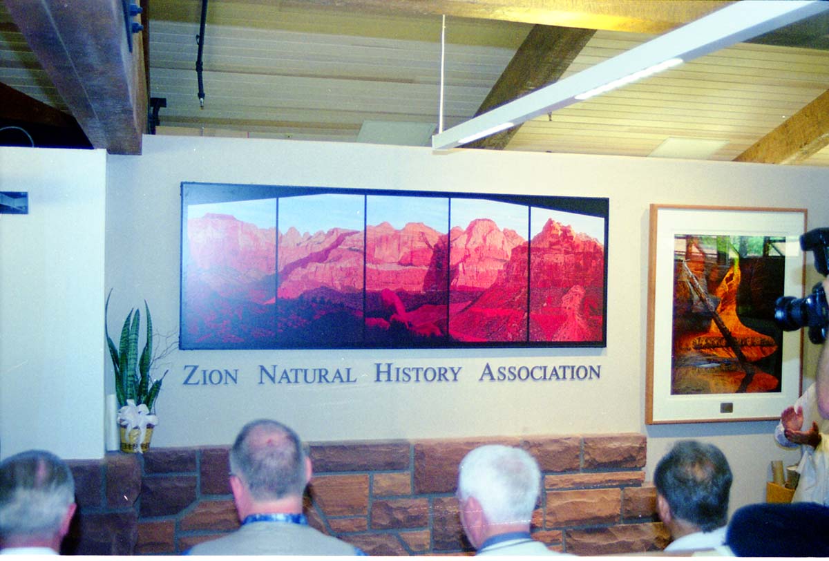 Color Photos of the opening celebration for the new visitor center - Same day as the official shuttle launch.