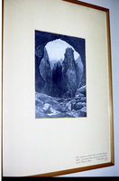 Color Photos of a temporary art exhibit.