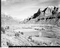 Arden Schieffer's property east of Virgin River, south of park boundary.