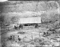 Marie Crawford property east of Virgin River, south of park entrance. Appraisal of property pending government purchase, section 28, T 41 S, R 10 W.