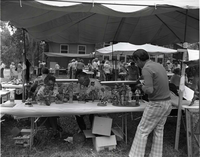 BW Photos of visitors, presenters, and activities at the folk life festival.