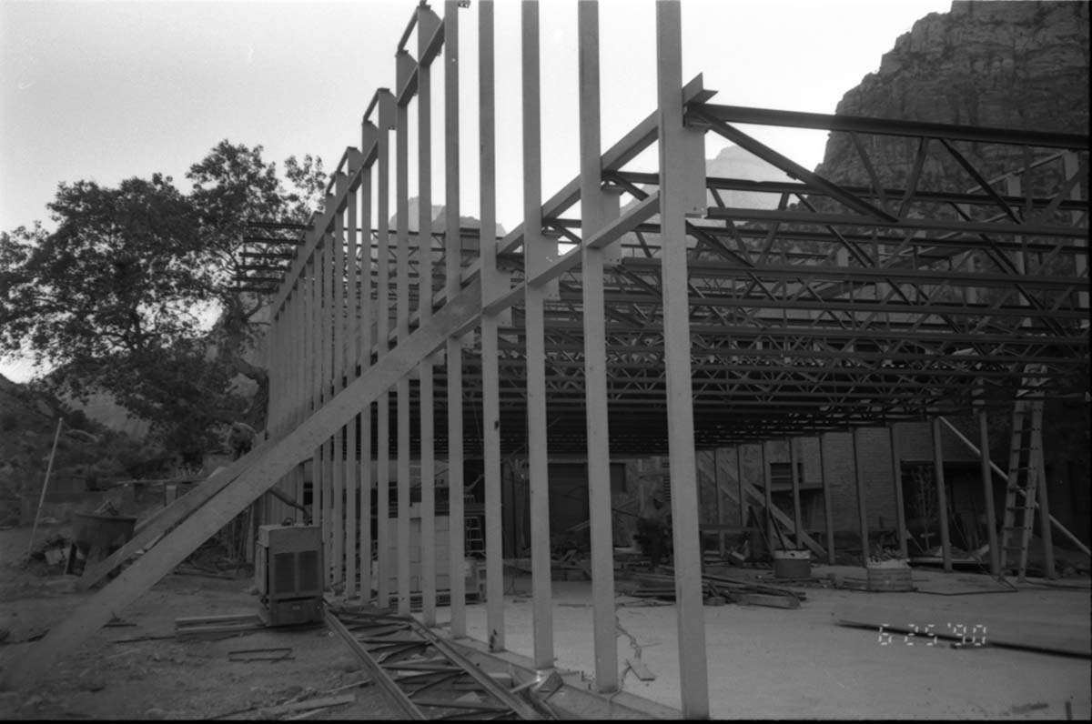 Construction of headquarters addition.