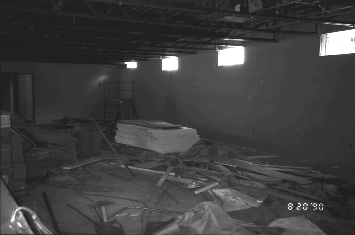 Construction of headquarters addition.