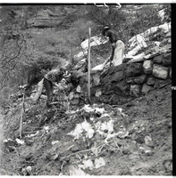 Rock work and repair of Weeping Rock Trail.