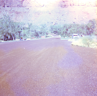 Chipsealing of Zion roads.