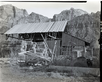 Arden Schieffer's property east of Virgin River, south of park boundary.