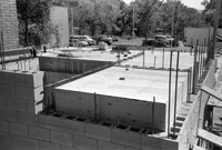Construction of headquarters addition.