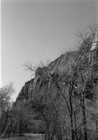 BW Photos of general interior views of Zion Canyon - 35mm.