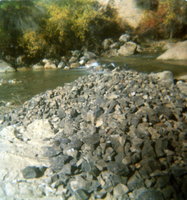 Color photos of the Birch Creek Spillway construction and/ or modification.