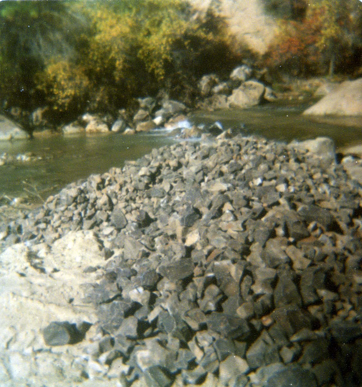 Color photos of the Birch Creek Spillway construction and/ or modification.