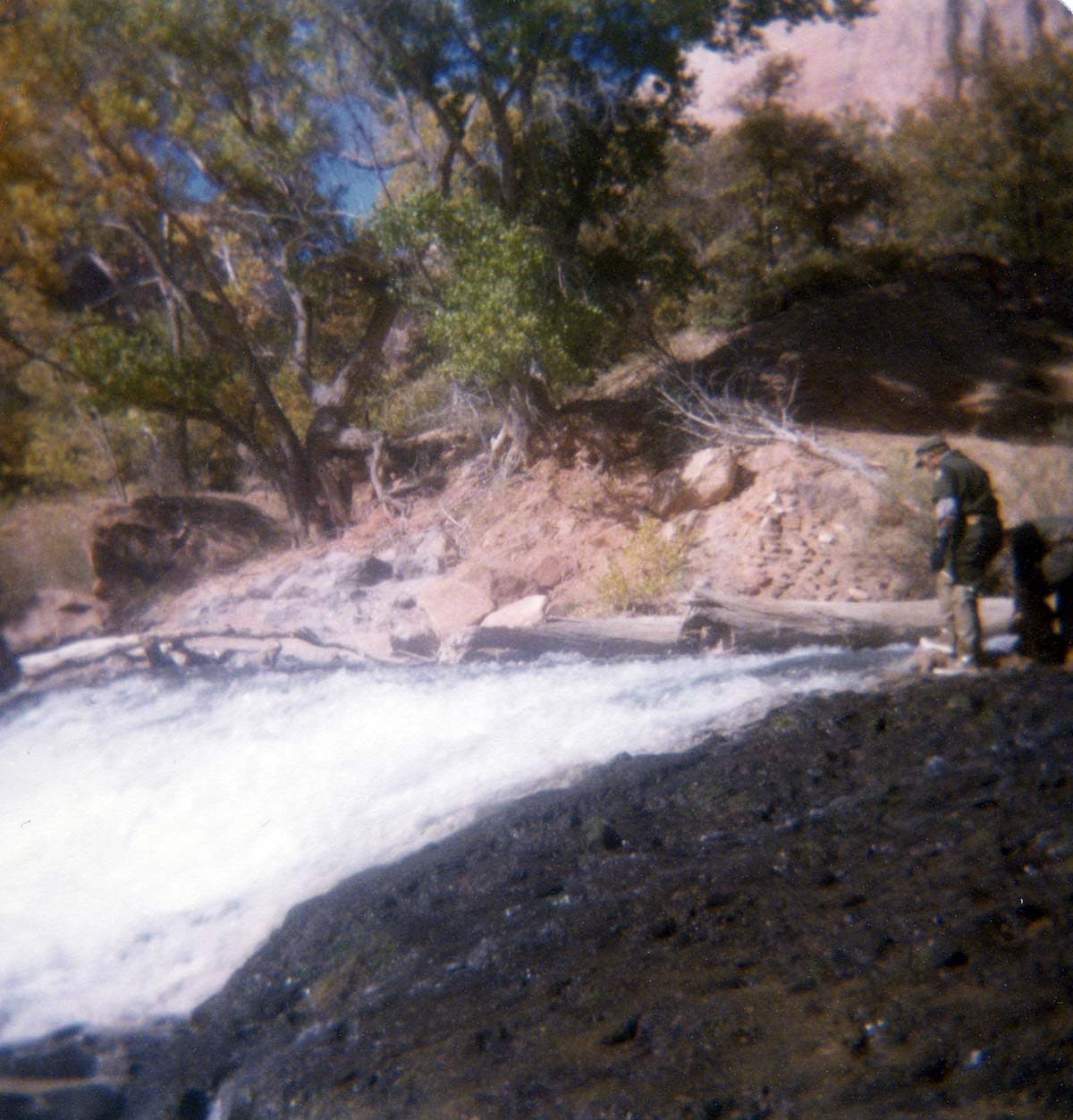 Color photos of the Birch Creek Spillway construction and/ or modification.