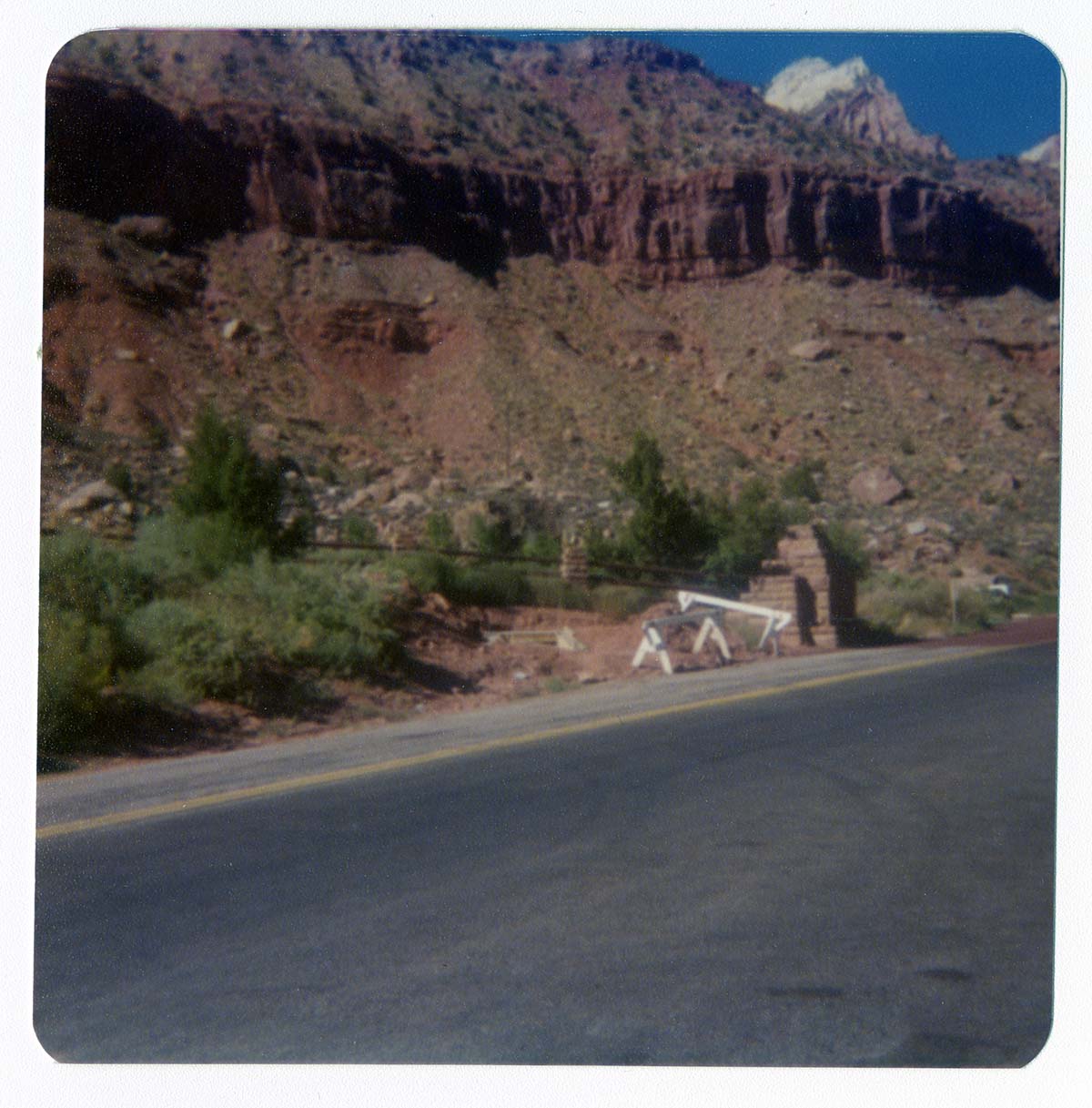 The construction of the Springdale water pipeline.