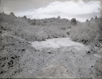 Sand filled dams and irrigation ditches on Evan Lee property.