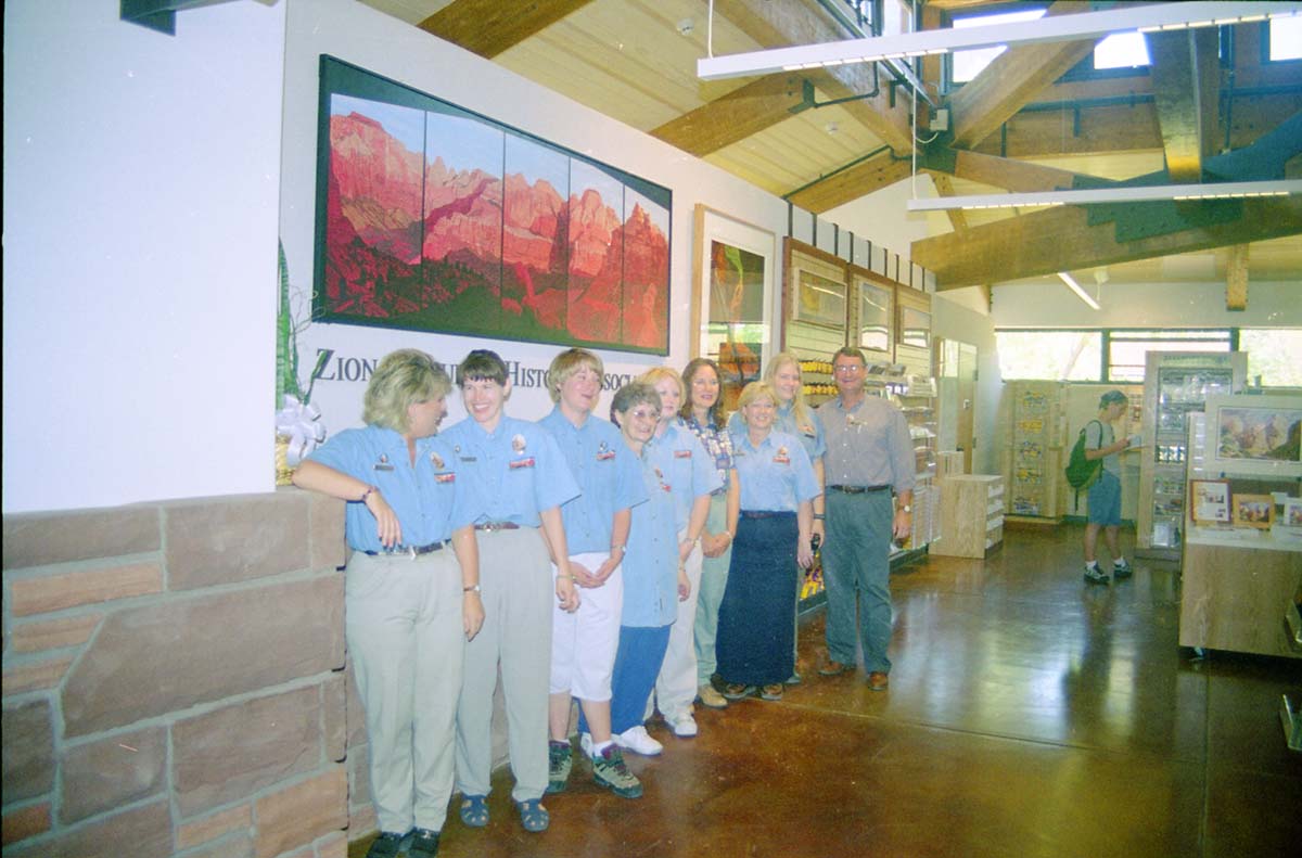 Color Photos of the opening celebration for the new visitor center - Same day as the official shuttle launch.