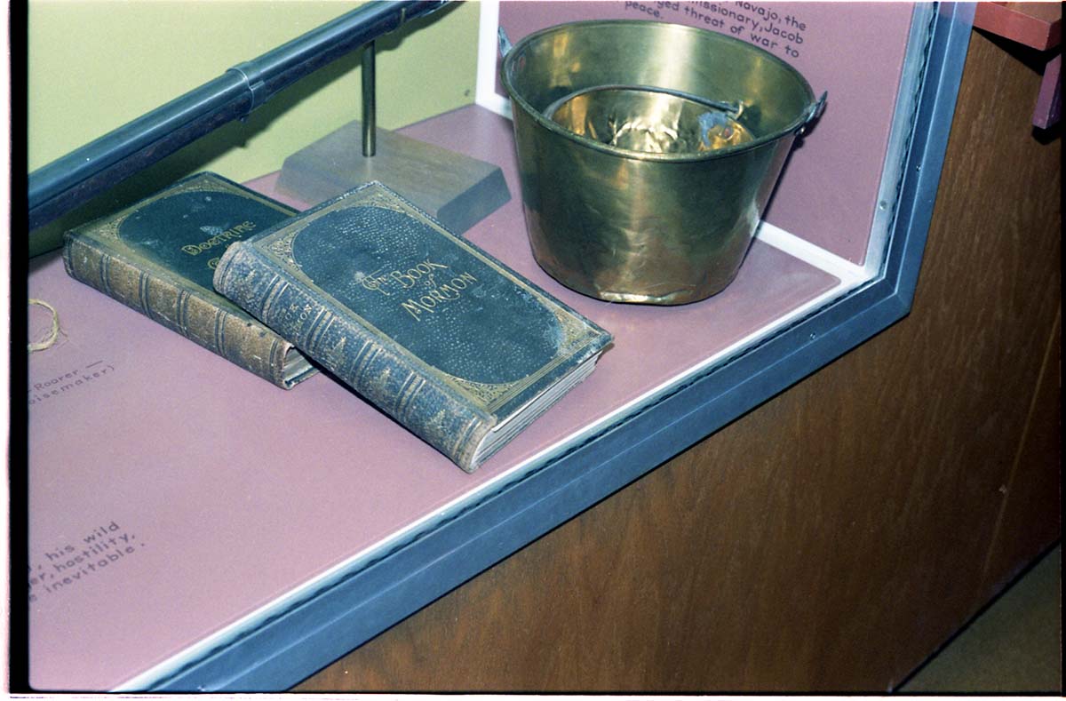 Color Photos of the old visitor center exhibits.